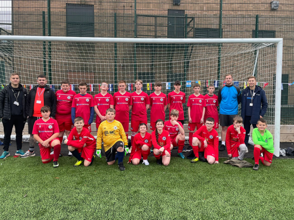 The incredible Orchard Education school football team, made up of learners from the Laceby Road, Sargon Way and Roberts Street sites.