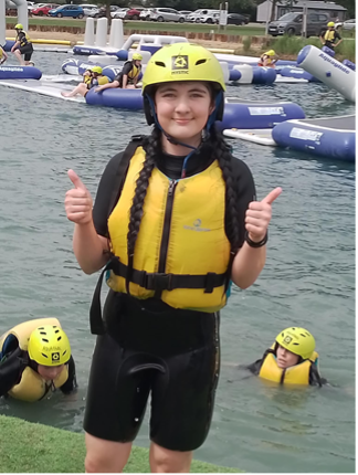 Learners from Orchard Education SEND school in Grimsby enjoy an end of year reward trip at an aqua park.