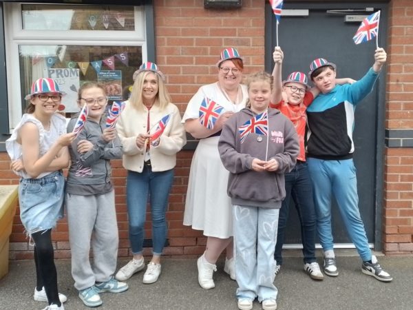 The Orchard Special Educational Needs School in Grimsby take part in VE Day Celebrations