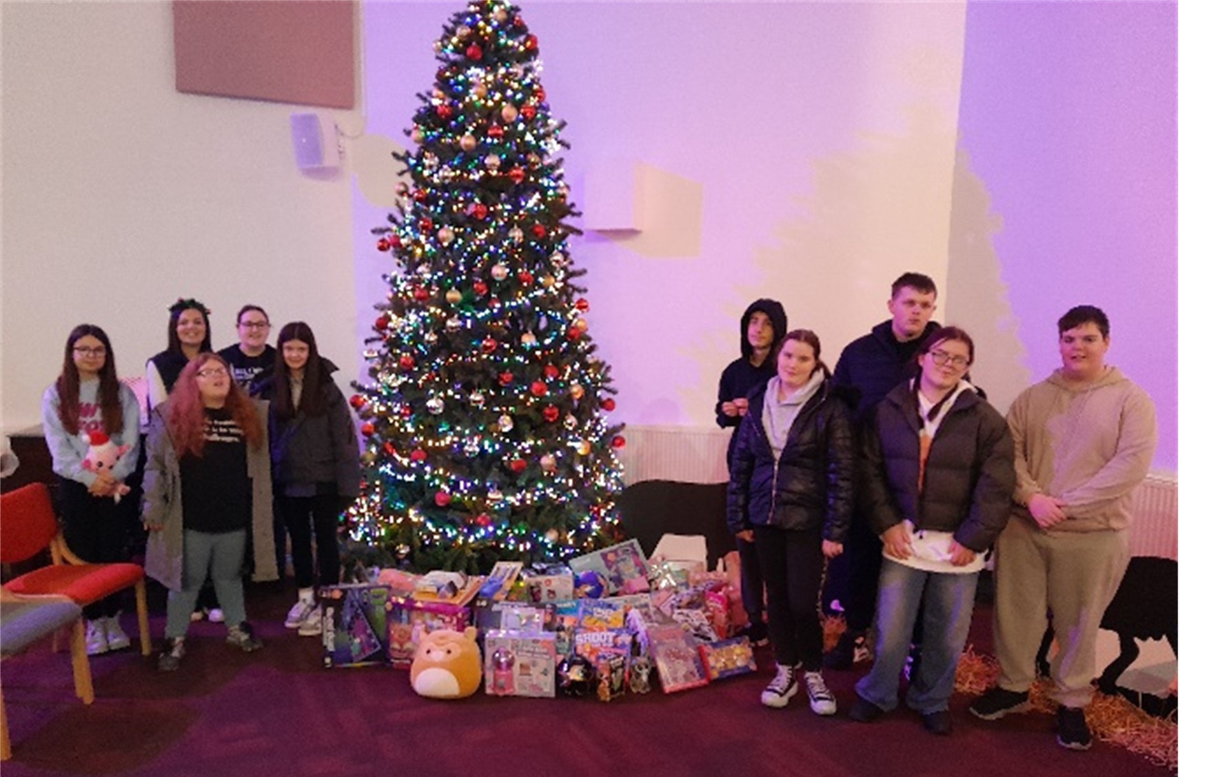 The Orchard School learners raise £2,190 for Mission Christmas through a sponsored walk and carolling, supporting local families and food banks in Grimsby.