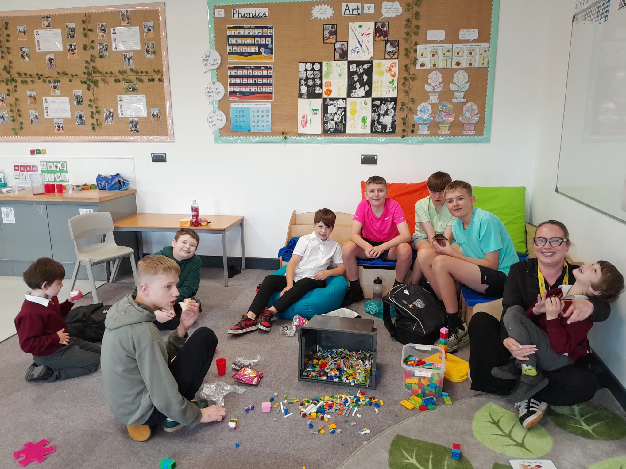 As part of our community partnership programme, learners from The Orchard School worked alongside learners at Scartho Gateway Primary School, developing confidence, communication skills and meaningful community connections.